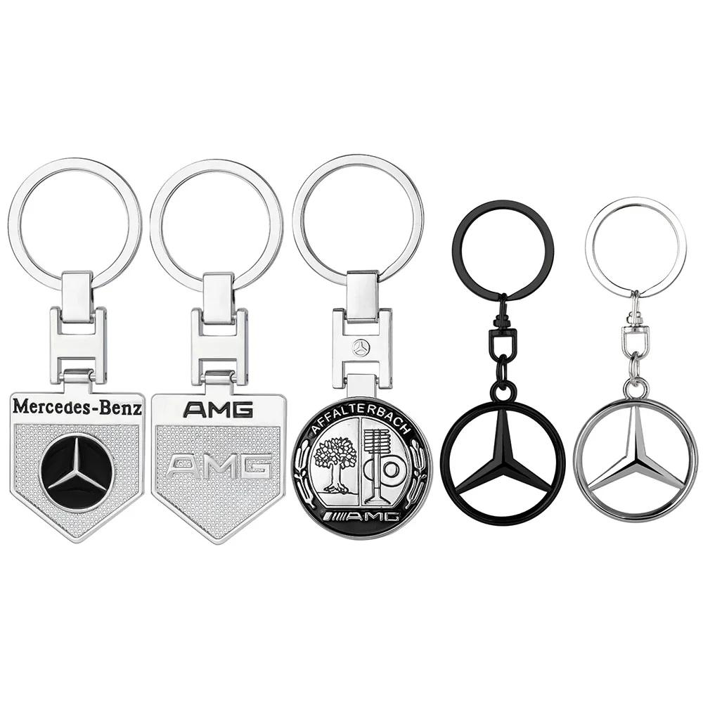 Neu Für Mercedes Benz Metall Anhänger Autoschlüsselanhänger Schlüsselanhänger Halter für Mercedes Benz AMG W108 A E C G M R S D Klasse W212