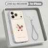 Cartoon Horsey Fireworks Print Hand Strap Case For iPhone 17 Pro Max iPhone 16 15 14 13 Pro Max Magnetic For Magsafe Hybrid TPU+PC Matte Cover