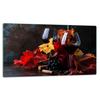 GLASS PLATE CUTTING BOARD 52x30 WINE