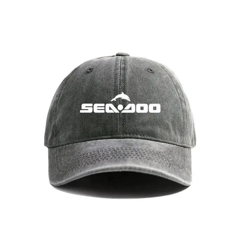 2025 Sea Doo Seadoo Baseball Cap Distressed Hats Dad Caps Men Women Retro Outdoor Summer Adjustable Hats Fashion