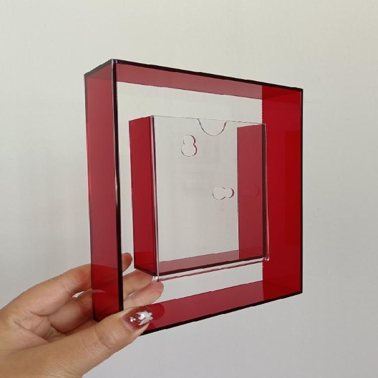 1PC Acrylic Picture Frame Photo Holder Photo Poster Desktop Wall Hangings Display