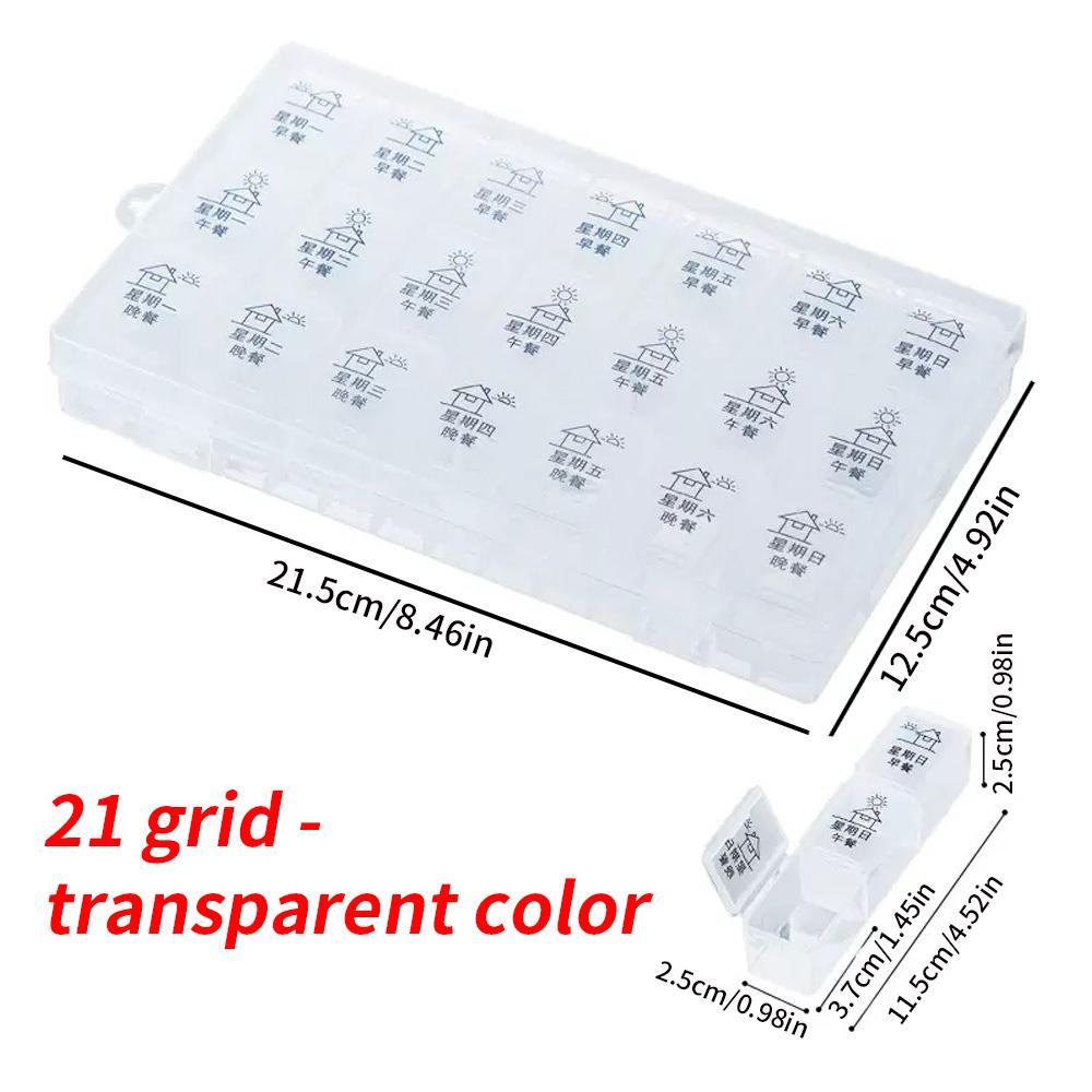 

1 set of 21 compartments - medicine, jewelry storage box - compact and convenient - suitable for storing medicine, jewelry, etc Medium