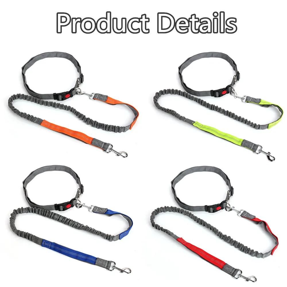 Retractable Dog Leash with Adjustable Size Rope, Free Hand, Running, Jogging, Cycling, Big Dogs, Pet Elasticity, Pet Supplies