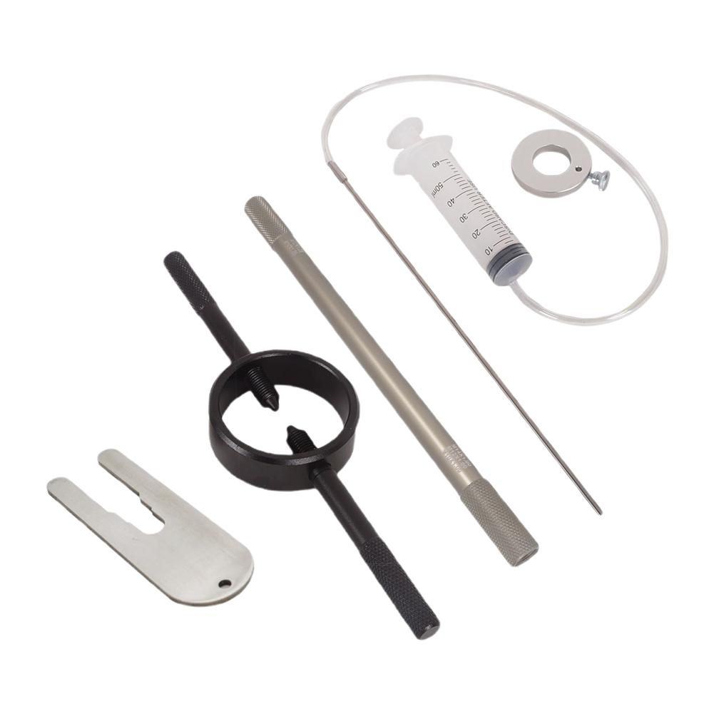 

Motorcycle Fork Spring Compressor Tool Kit , Universal Front Suspension Repair, Safe & Easy Installation A