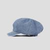 Dámská čepice Baret Denim Newsboy Flat Oversized Baggy