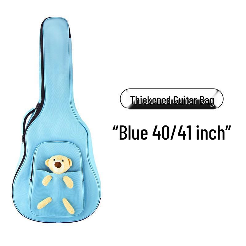 Akusticus Folk Guitar Gig Bag: Cute Personality Backpack for 40/41/36 Inch Guitars