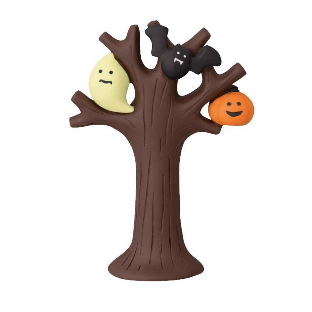 New Resin Halloween Ornaments Ghost Craft Miniature Scene Props Creative Cute Desktop Decorations Halloween