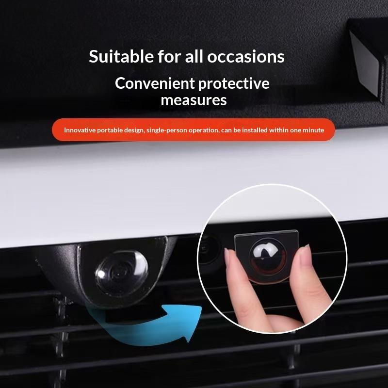 Car Front Rear Camera Lens Protective Cover Scratch Resistant Snap‑On Auto Camera Guard For Model Y/Yl Vehicle Decoration