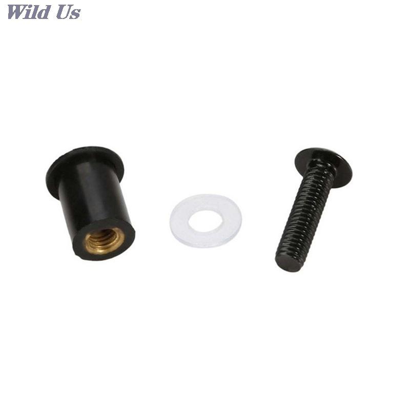 Decorative Aluminum M5 Screw for Motorcycles and Sports Cars - Ninja Style Windshield Connector