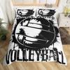 Volleyball Sport Bedding Set Sports Theme Duvet Cover King Queen Watercolor Volleyball Comforter Cover Ball Game Quilt Cover