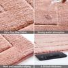 Soft Comfortable Thick Plush Floor Mat,Bathroom Floor Rug,Bedroom Carpet,Living Room Mat,Non-slip Rug,Water Absorption Anti-Slip