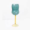 Multicolour Goblet Glass Cup Cocktai Coffee Champagne Wine Cups Whisky Milk Glasses Ice Cream Dessert Cup Home Party Stemware