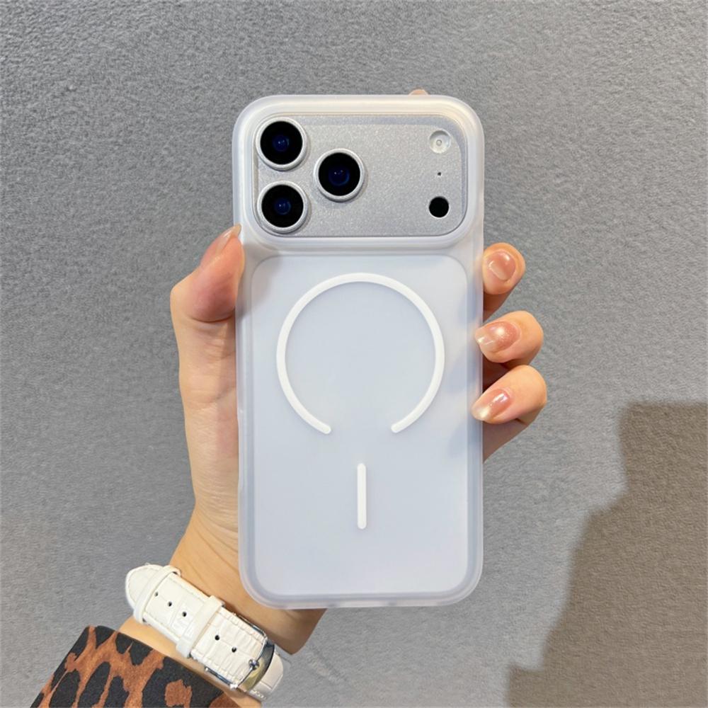For Magsafe Ice Mist Liquid Matte Case For iPhone 17 16 15 14 13 Pro Max Translucent Magnetic Wireless Charging Shockproof Cover