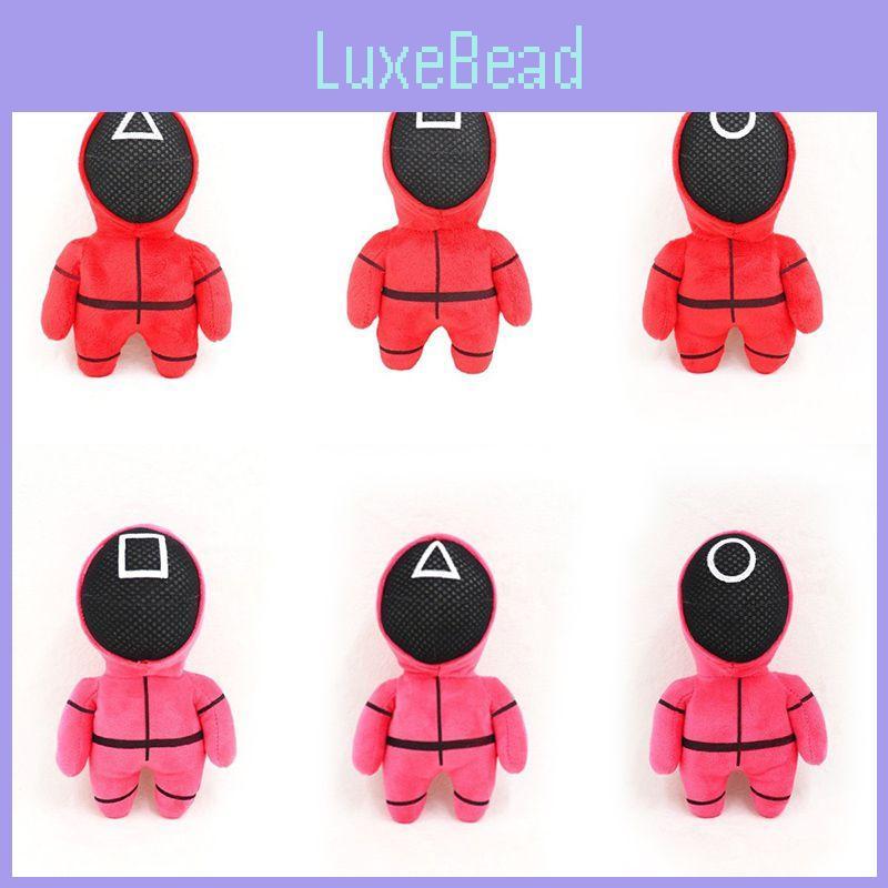 Squid Red Game Guard Worker Staff Plush Toys Front Man 001 456 218 Doll Stuffed