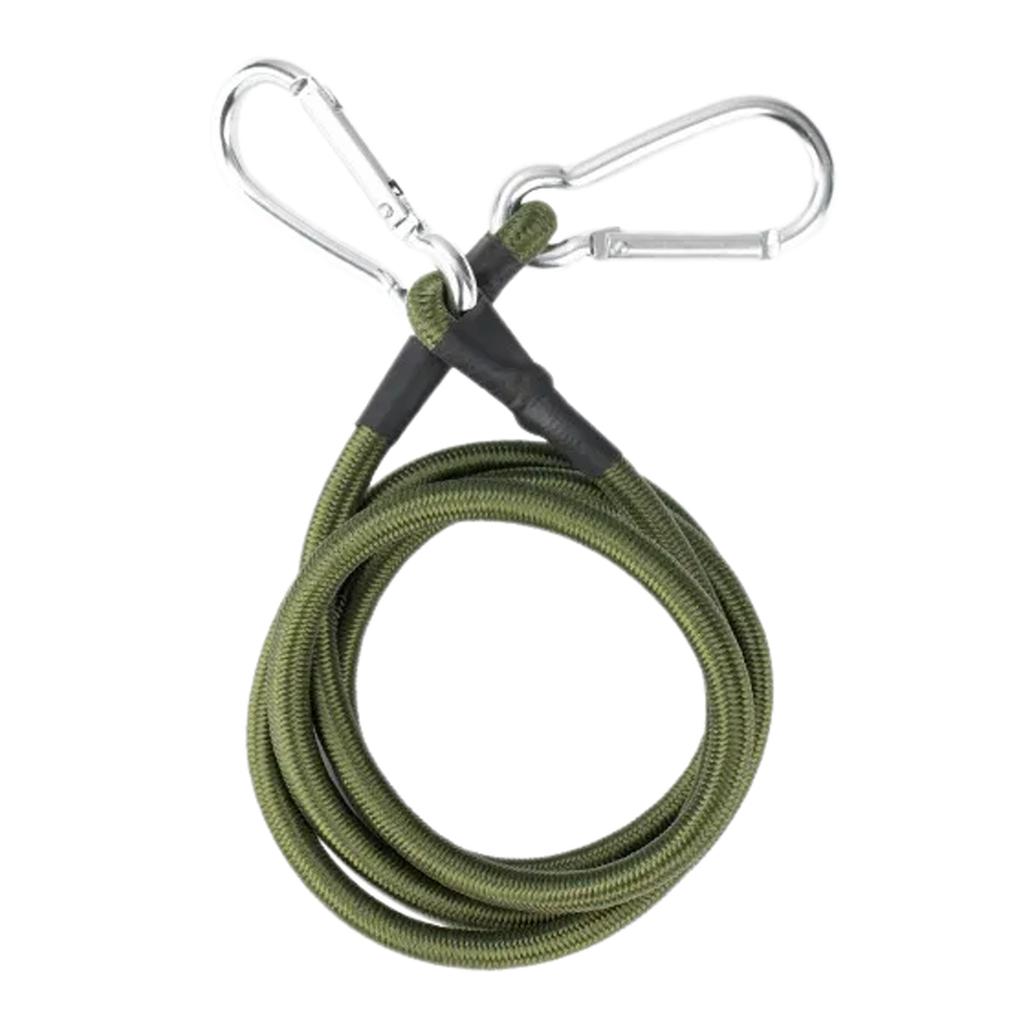 Heavy Duty Bungee Cord Elastic Tie Strap String with Carabiner Hook Strong Elastic Rope Cycling Luggage Packing Ropes