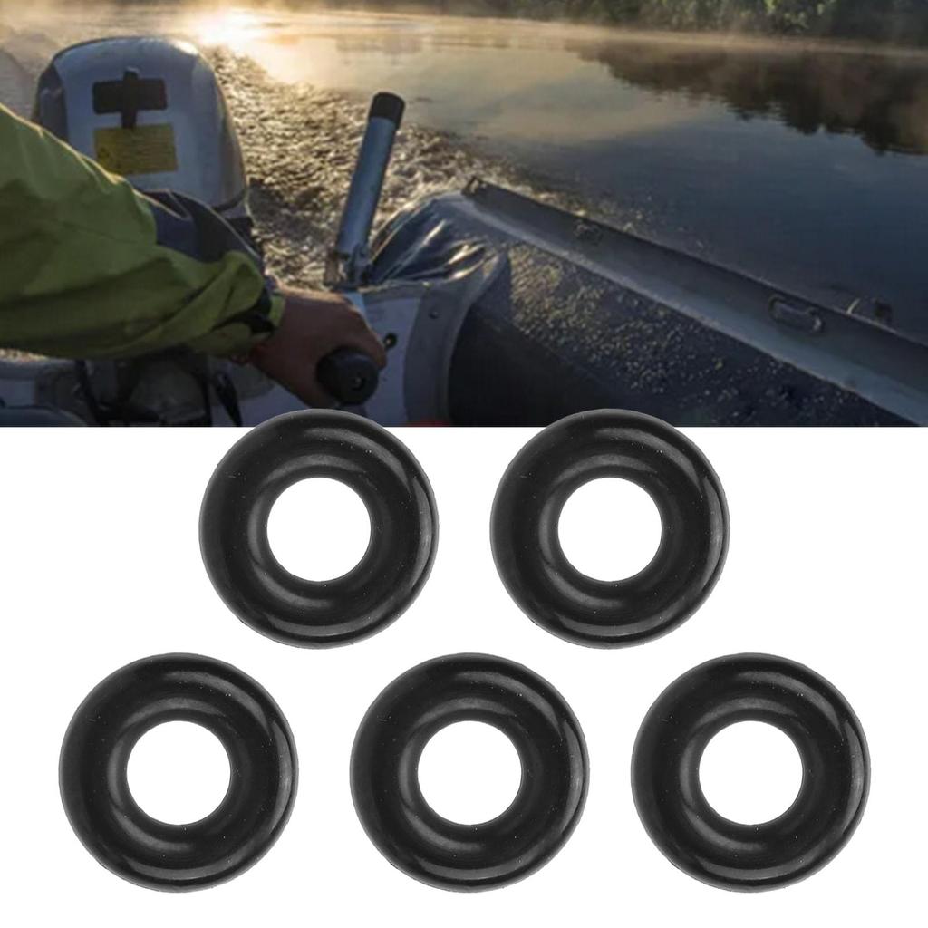 9.9 15HP 2-Stroke 4-Stroke Outboard Vent or Drain O Sealing Kit 5pcs Plastic Material,