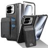Custodia Portafoglio Magnetico in Pelle per Google Pixel 10 Pro Fold 9Pro Fold Supporto Porta Carte + Protezione Cerniera + Pellicola Schermo Copri Telefono