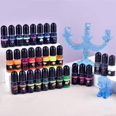 5ml Epoxidová živica Pigment Tekuté farbivo Farbivo DIY UV forma na epoxidovú živicu Príslušenstvo na výrobu šperkov Farbivo Pigment