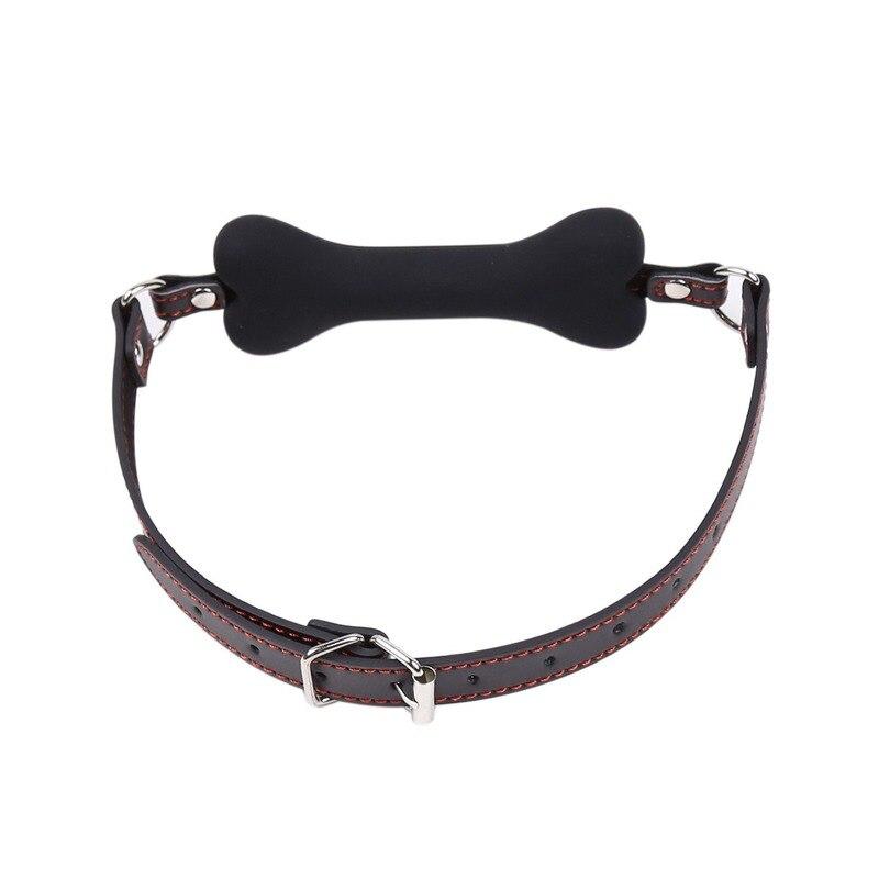 BDSM Mouth Gag Sex Adlut Toys Dog Slave Fetish Bondage Sex Games Harness Dog Bones Style Erotic Torture Sex Games