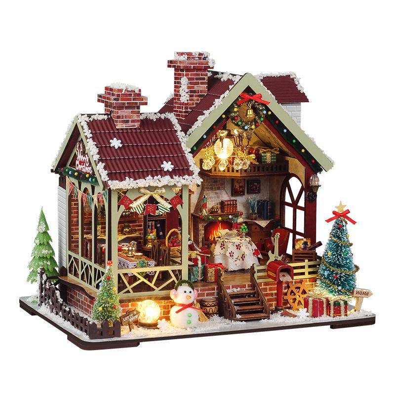 DIY miniatūra Ziemassvētku būdiņa: Svētās Nakts
