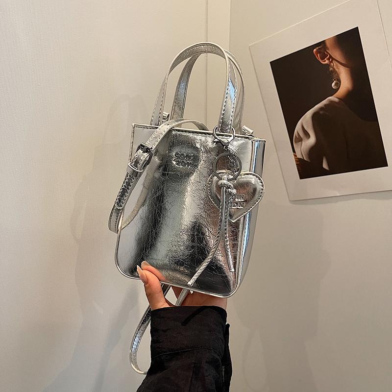 Винтажные красные мини-сумки через плечо для женщин