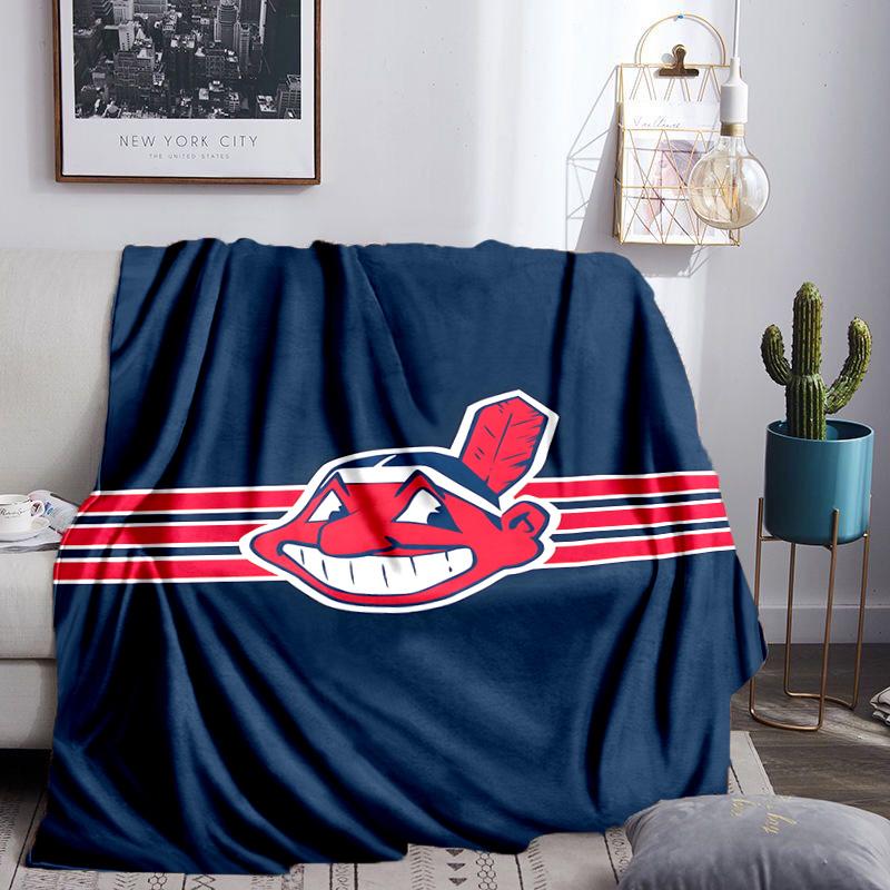 Indians football Blanket Lightweight Flannel Bedding Blanket Perfect for Travel, Camping, Living Rooms, Offices, Sofas, Fan Christmas gift