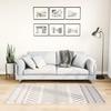 Washable Rug 80 x 150 cm Black and White