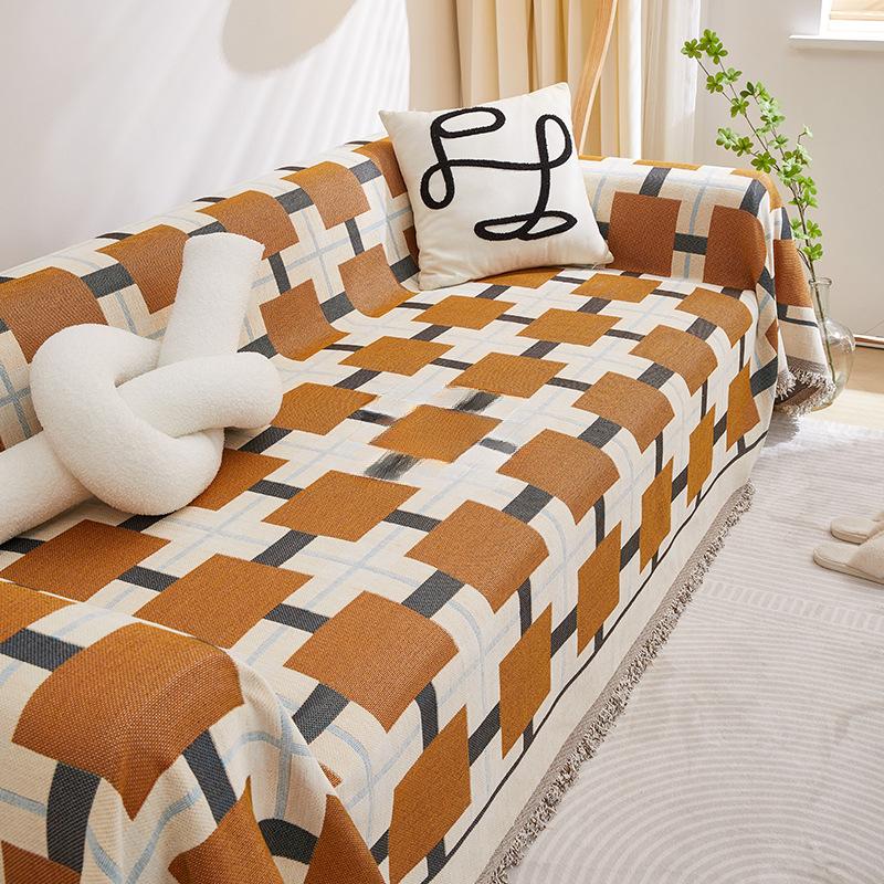 

Полотенце для дивана Четыре сезона Универсальные Нескользящие Подушки для сиденья Простая Современная Ткань для чехла дивана Высокое Качество Чехол для дивана Полное Покрытие Полотенце 180*130cm