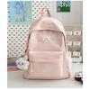 New Highvalue Japanese Ins Fresh and Sweet Candycolored Backpack, Lightweight and Largecapacity Backpack for Junior High School Students