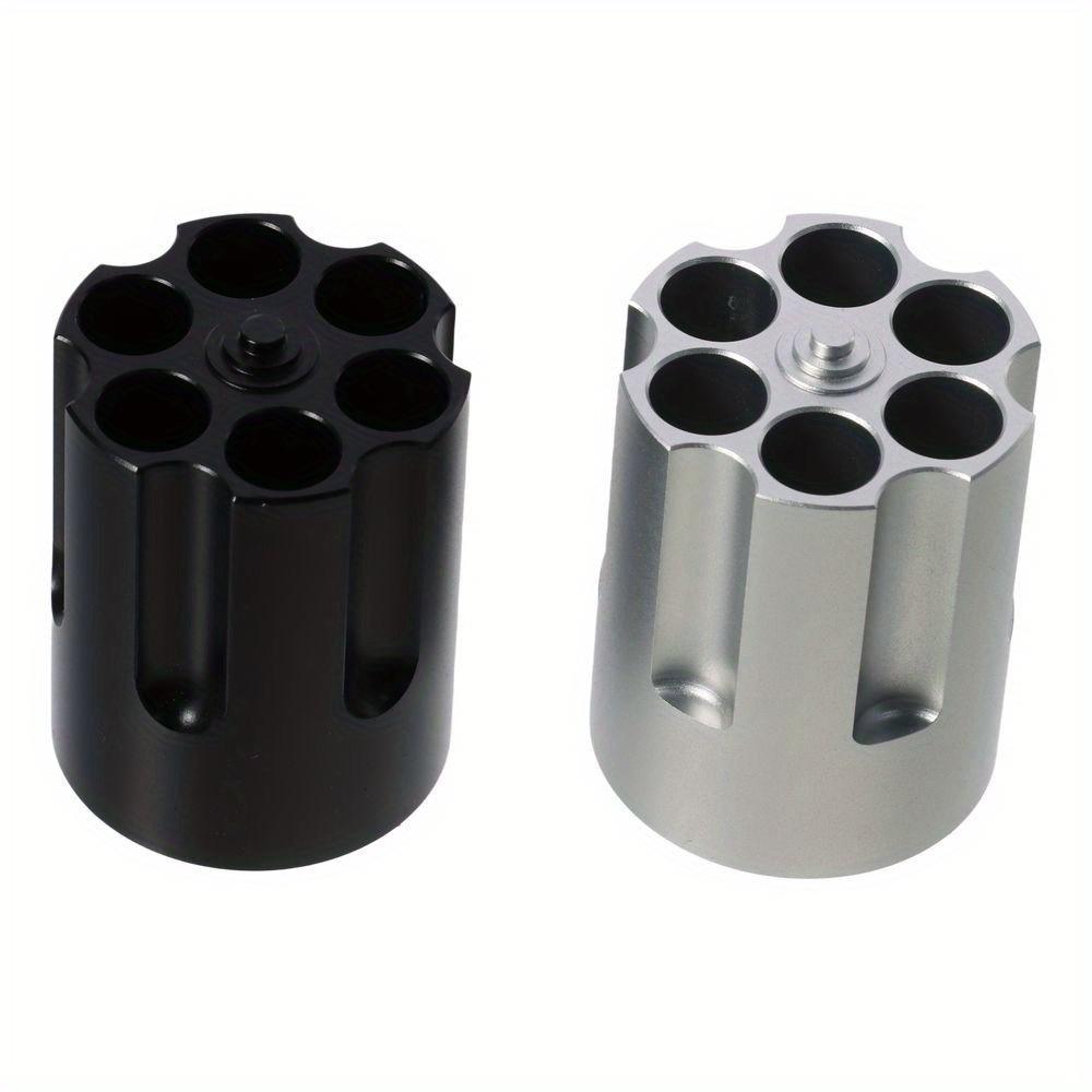 Soccer Pen Holder Creative Gun Cylinder Shaped Multifunctional Metal Storage Box Portable Pencil Stand Painting Brush Pen Hole