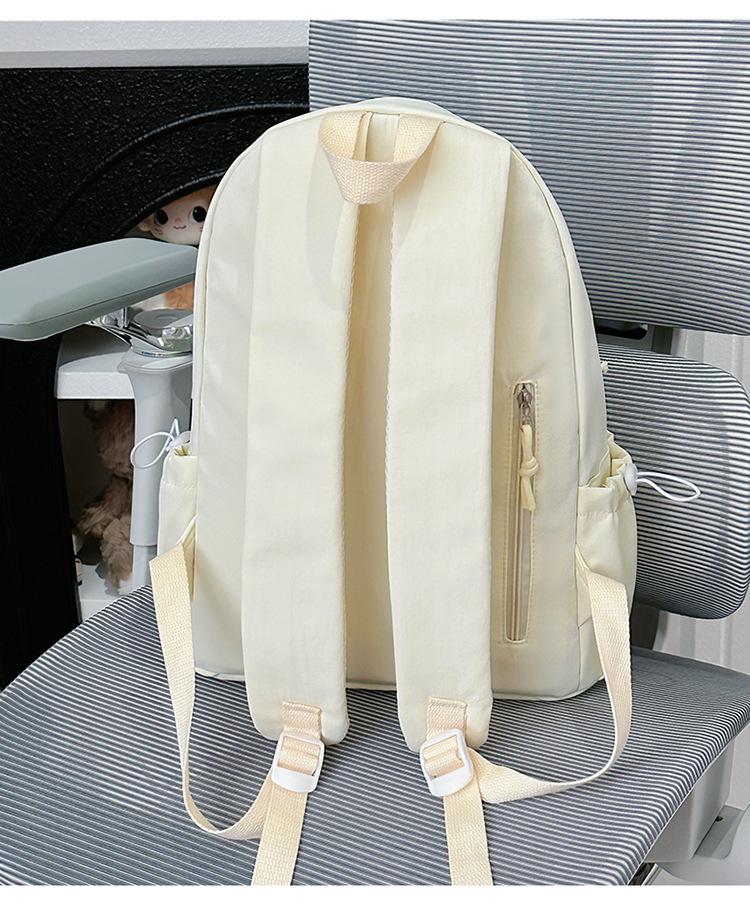 2025 Cute Bow Korean Style Backpack for Girls - Perfect for Junior High School Students