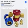NEW R134A Freon H/L Auto Car Quick Coupler Connector Adapters For Air Conditioning Refrigerant Adjustable Manifold Gauge Set