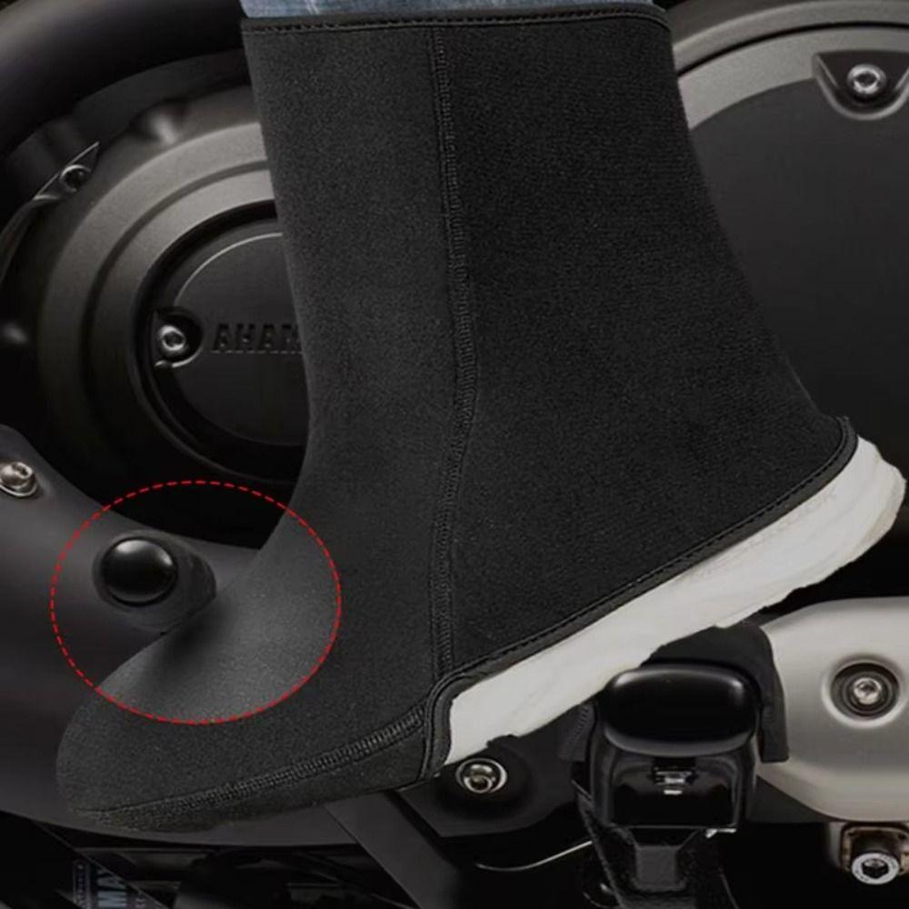 Cold-proof Cycling Shoe Covers Neoprene Motorcycle Riding Leg Covers Mountain Bike