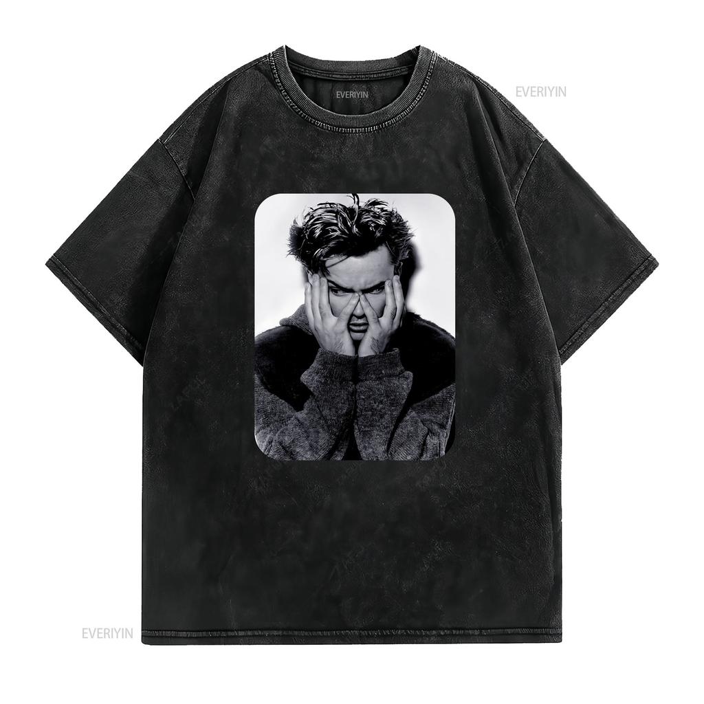 NEW River Phoenix T Shirt Art Lover For Her Him Vintage Washed Streetwear Casual Graphic Fashion Stylish Breathable