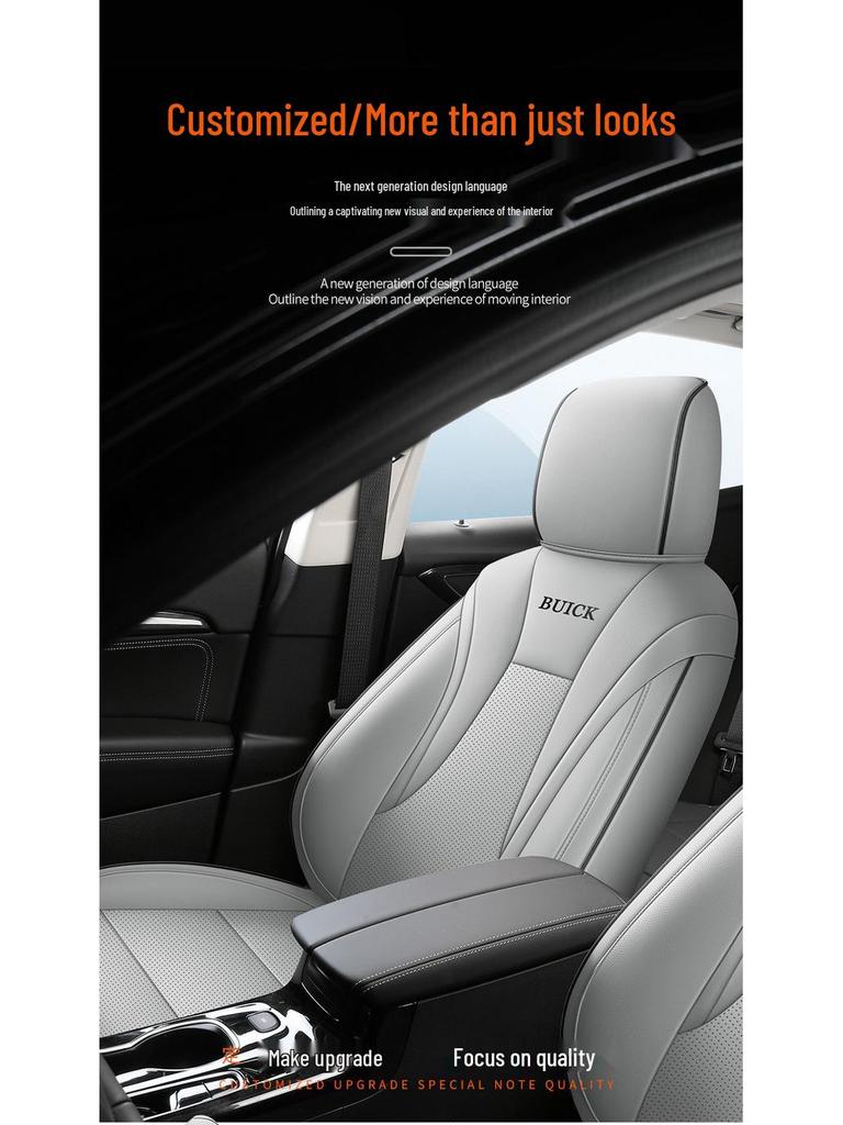 Buick Envision 2022 Seat Cover: All-Season Breathable Full Wrap Cushion