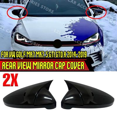 2ks Obložení krytu zadního zrcátka pro VW Golf 7 MK7 7.5 GTI GTD GTE R pro Touran 2013- Autopříslušenství