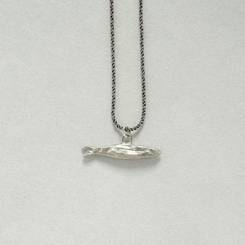 a.neujac Hanging Fish Necklace