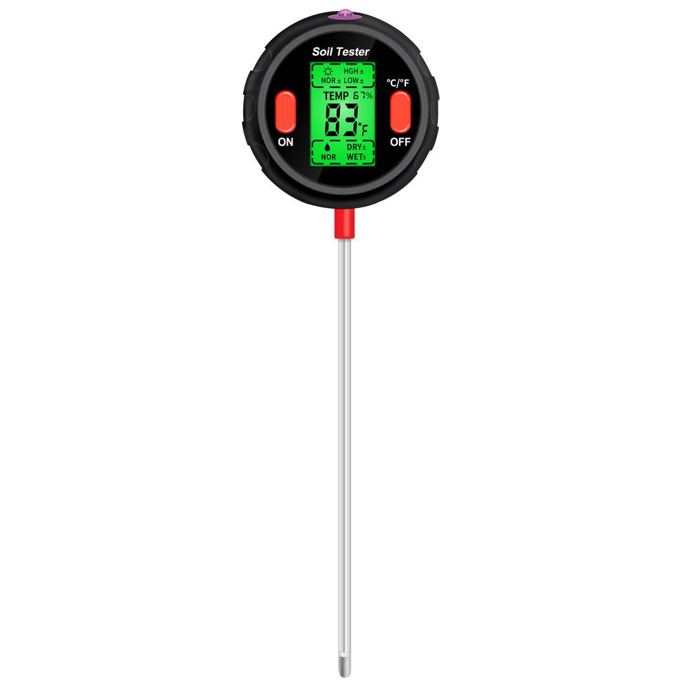 

5-in-1 Pot Soil Tester PH Analyzer Meter Thermometer/Moisture/Acidity PH/Humidity Sensor For Garden Plant Soil PH Tool