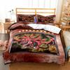 Anime Yu Gi Oh Card Blue Eyes White Dragon Cartoon Bedding Set Single Twin Double Queen King Cal King Size Bed Linen Set