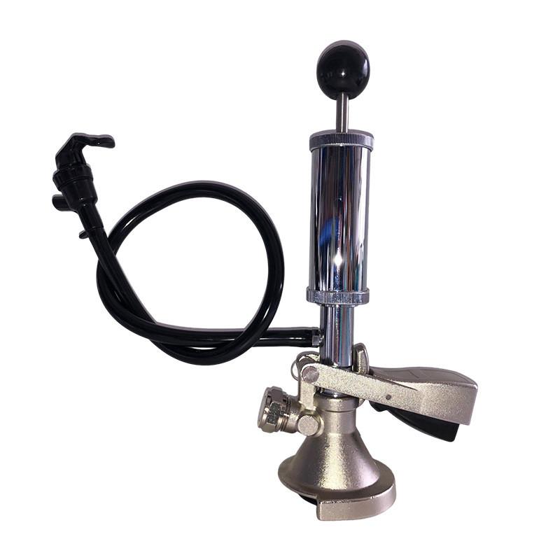 Portable Well Type Alcohol Dispenser Manual Air Pump Beer Pressurization Cylinder Alcohol Dispensing Tool