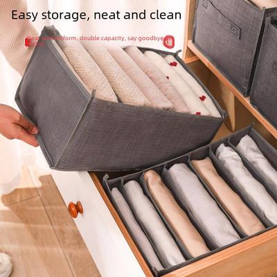 Kleiderschrank-Organizer mit Fächern für Hosen und Jeans