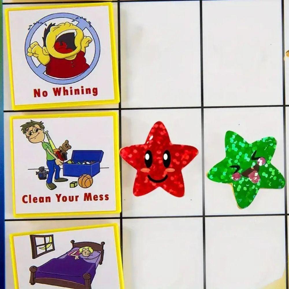 500 Stück/Rolle Bürobedarf Bunte Glitzer Stern Aufkleber Lehrer Belohnung Zubehör Büro