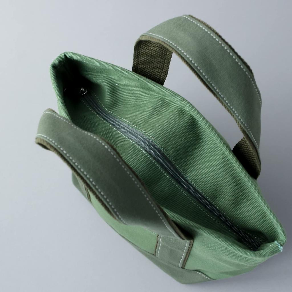 Converse Canvas Mini Tote Bag for Men and Women, TOKYO All Star Reissue (All Moss Green, Size Small)