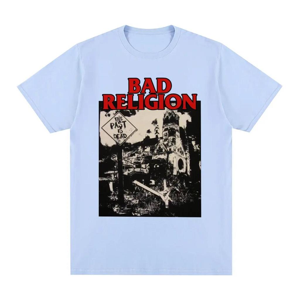BAD RELIGION Vintage T Shirt Punk Rock Band Graphic Print Harajuku Streetwear Cotton Men Women EU Size T Shirt