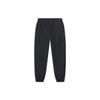 Li Ning Sports Lifestyle Series Solid Color Elastic Waist Cuffed Joggers Men Joggers Black AYKT169-2