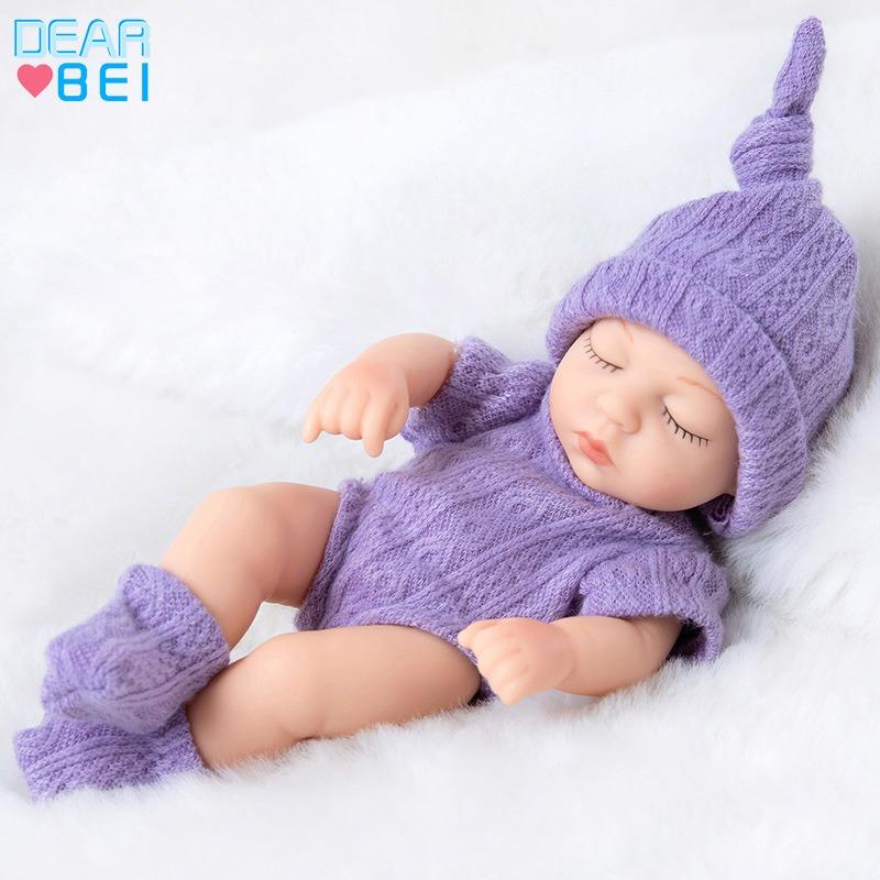 Inch Soft Rubber Reborn Baby Doll Fashion Dress Up Play Toy For Girls
