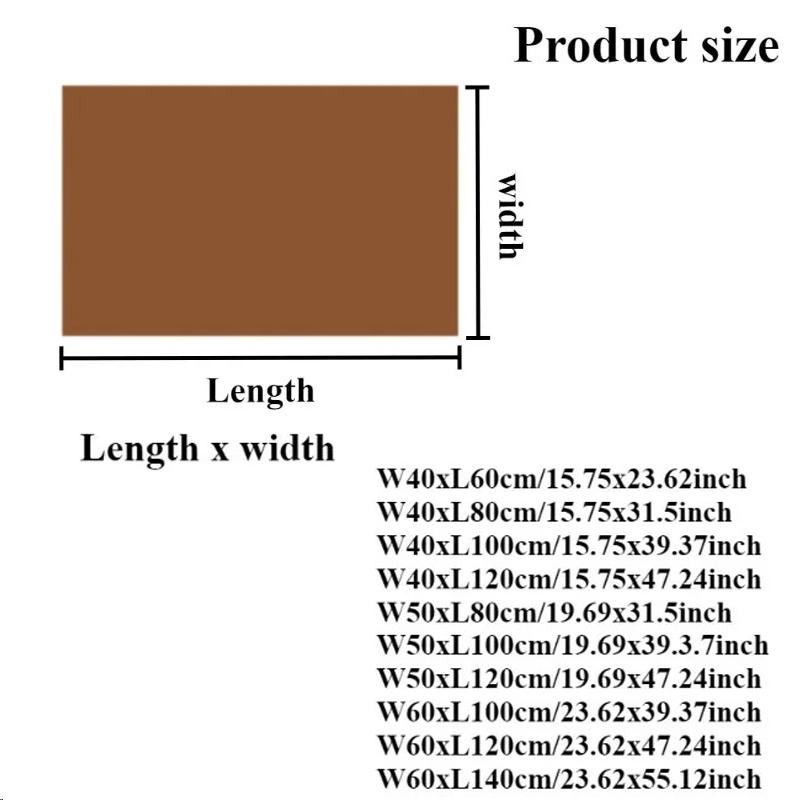 Waterproof PVC Leather Tablecloth Anti-Slip Table Protector Desk Pad Keyboard Mouse Mat Large Table Cover for Home Office Gaming