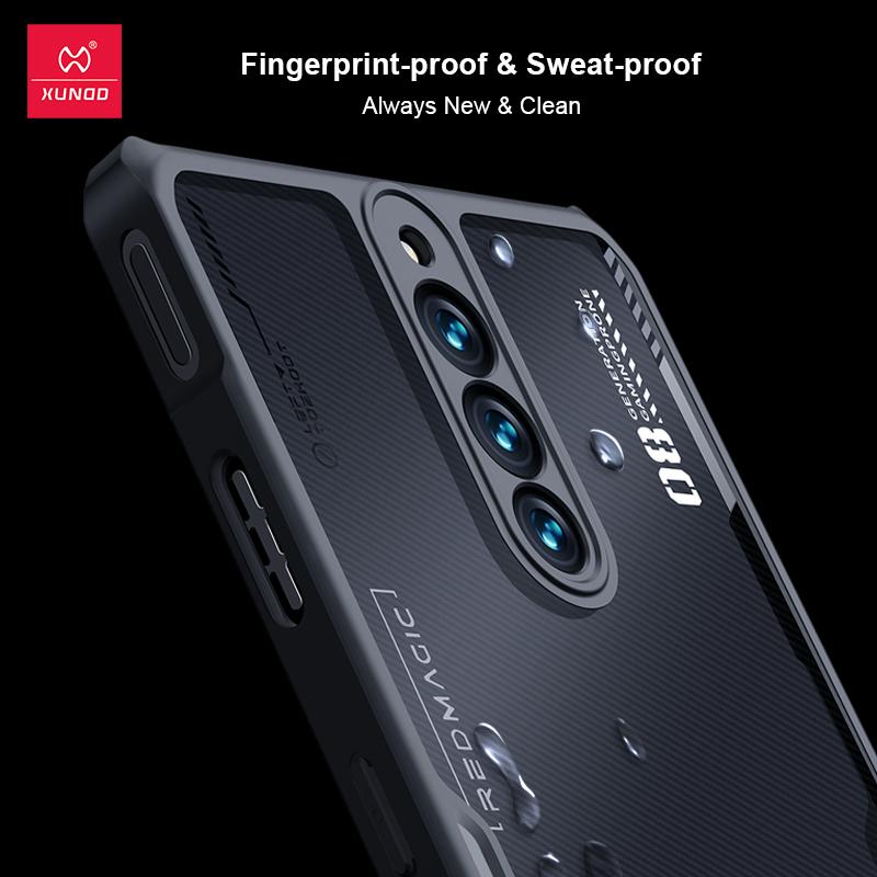 Xundd-Shockproof Case for Nubia RedMagic 9, 8, 8S Pro Plus, Protective Bumper, Clear Cover for ZTE Nubia Red Magic 9 8 Pro +