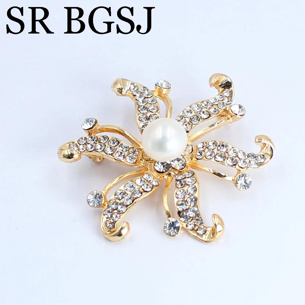 Luxury Jewelry 100% Genuine Natural Freshwater Pearl Wedding Micro-inlaid Zircon Coat Women All Match Accessories Pin Brooch