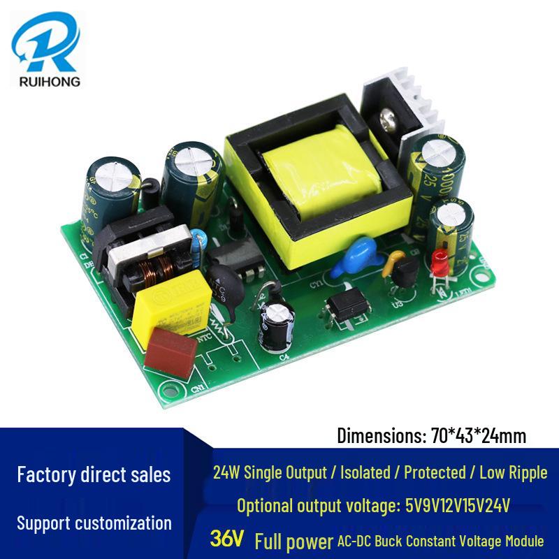 ACDC Isolated Buck Converter Module 12V/5V/24V Regulated Power Supply Board